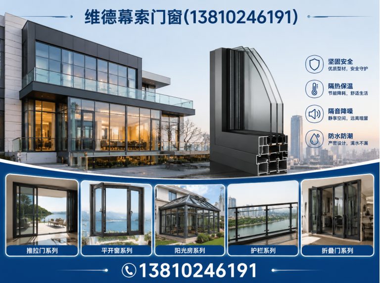 宁河区维德幕索门窗展示图